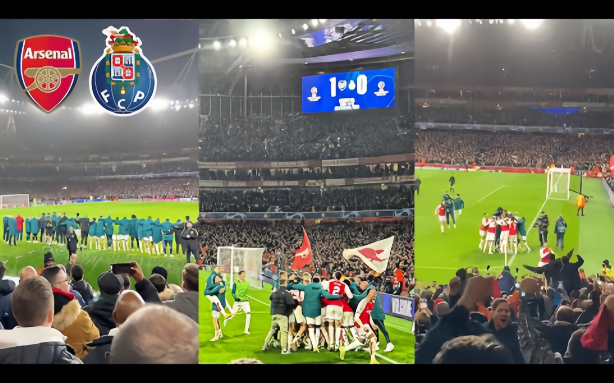 阿森纳在点球大战中击败波尔图并晋级四分之一决赛,酋长球场球迷疯狂