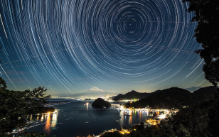 【地域风景】富士山延时夜景哔哩哔哩bilibili