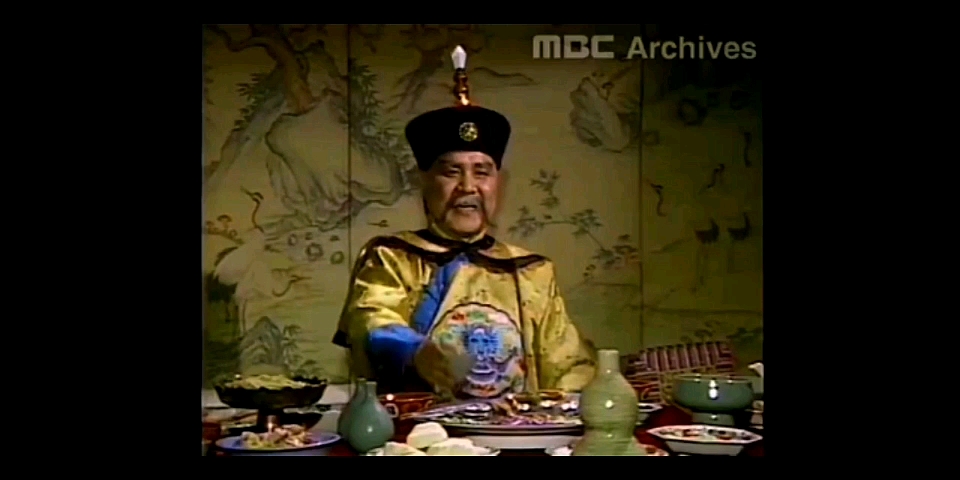 韩国MBC1986年大河历史剧《朝鲜王朝500年》系列之回天门→名场面努尔哈赤宴请都元帅姜弘立,宴席上姜弘立三番五次向努尔哈赤审述+恳求自己回国探...