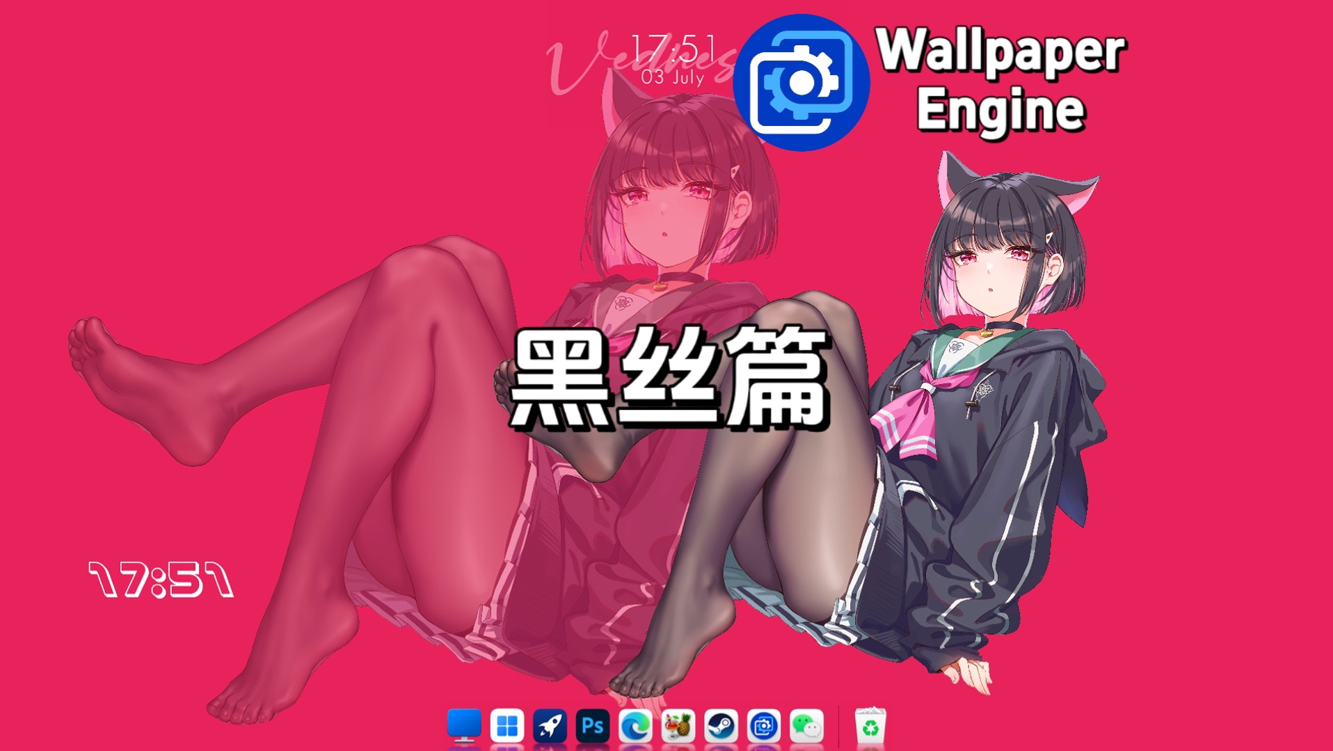 【Wallpaper Engine】动态壁纸推荐:黑丝腿控篇哔哩哔哩bilibili