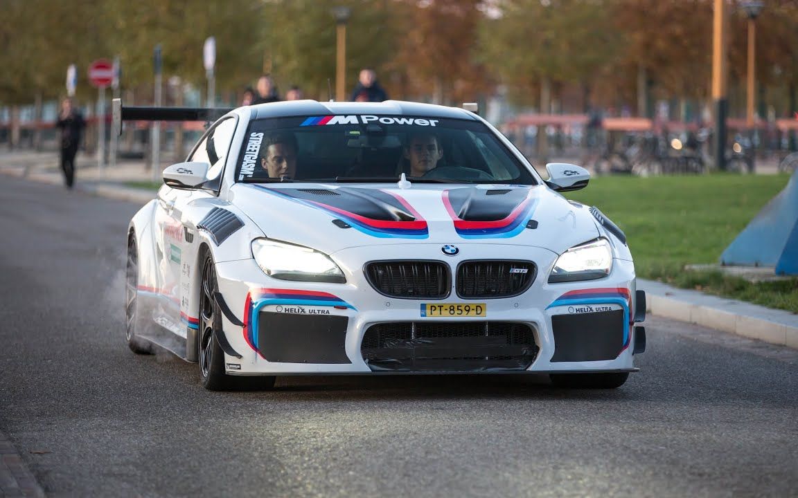 街拍850匹宝马m6gt3