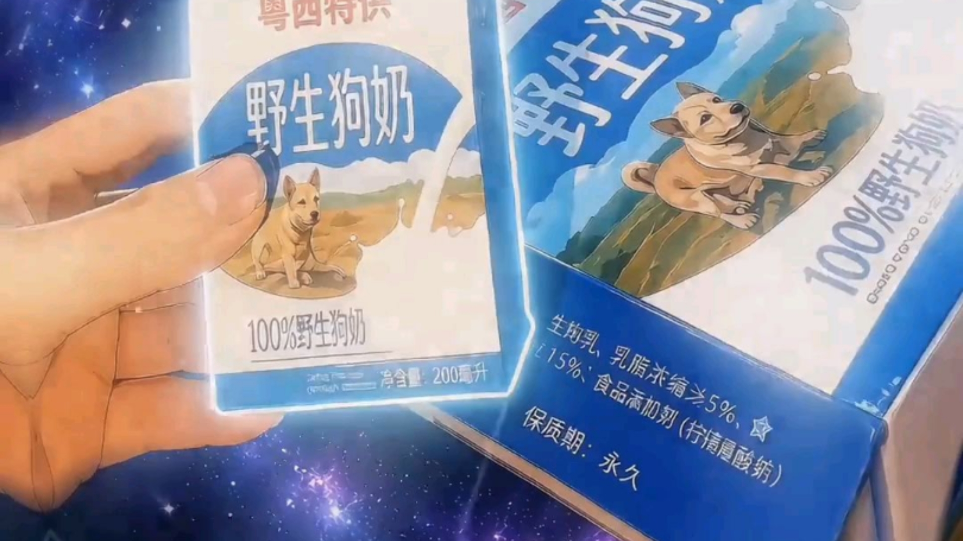 给岁月以狗奶 #野生狗奶#