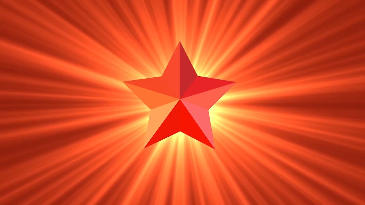 少儿红色主题舞蹈《红星歌》音乐儿童舞蹈背景视频画面