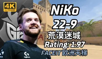 Download Video: 【4K】NiKo (22-9) (荒漠迷城) FACEIT天梯好友五排 | 2024.06.10 | CS2 POV/DEMO