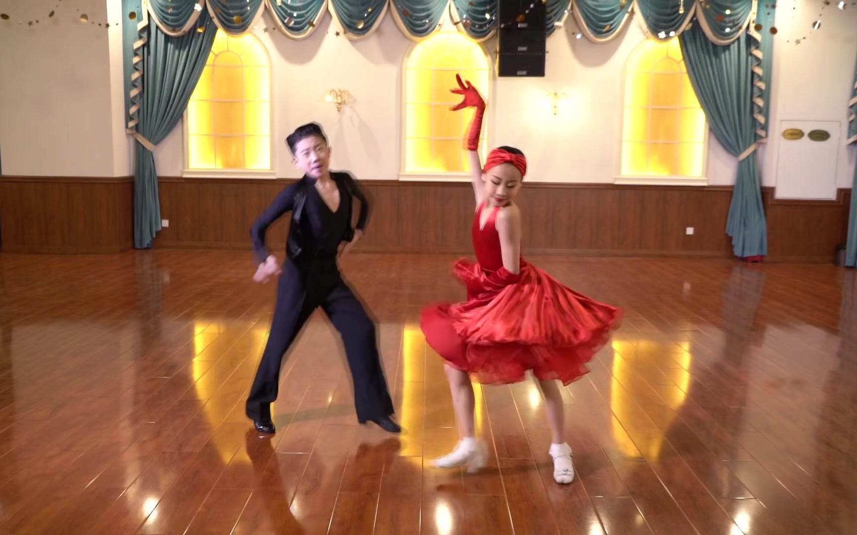 【2021国标舞线上春晚】《lets dance》|梁智博