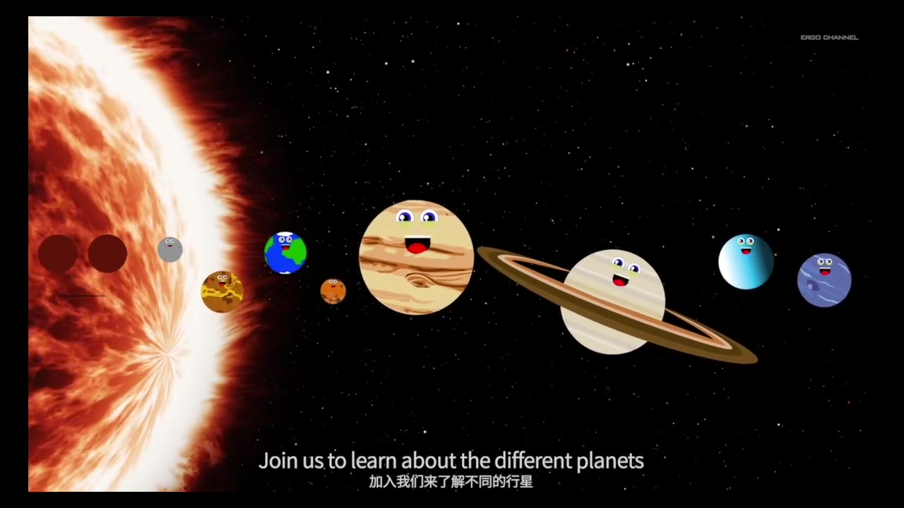 [图]Planet Songs 1 -Eight Planets 行星之歌 1-八大行星（中英文字幕）