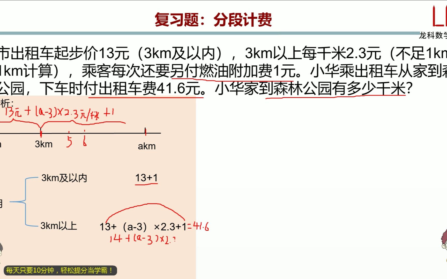 六年級上冊:分段計費問題(690002)