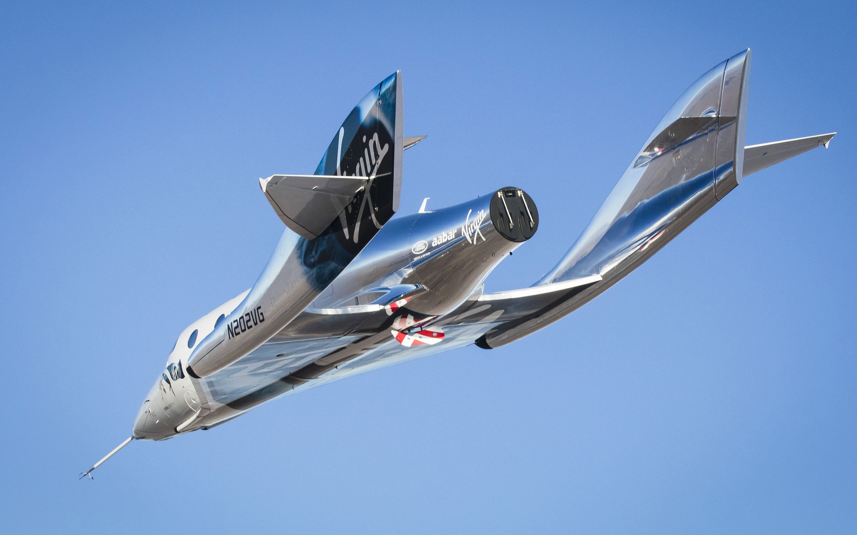 维珍银河"太空船二号"客机试飞影像