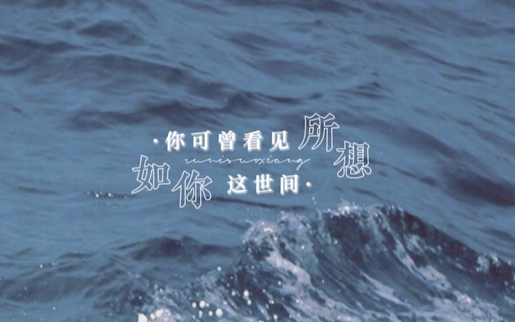 [图]如你所想｜动态歌词排版｜与君初相识·恰似故人归插曲