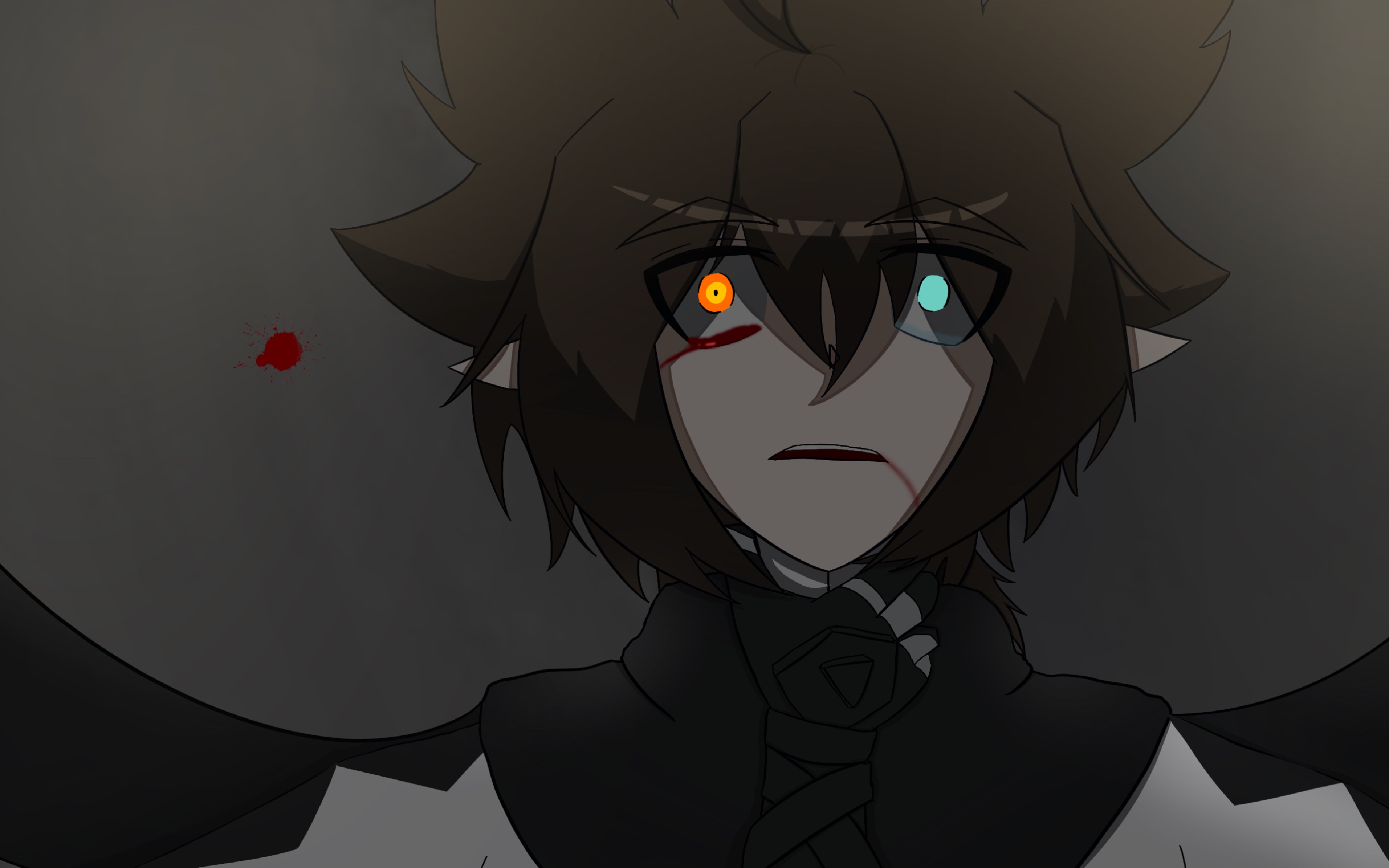 画画就画画,别掐自己脖子,不会画就别勉强自己了