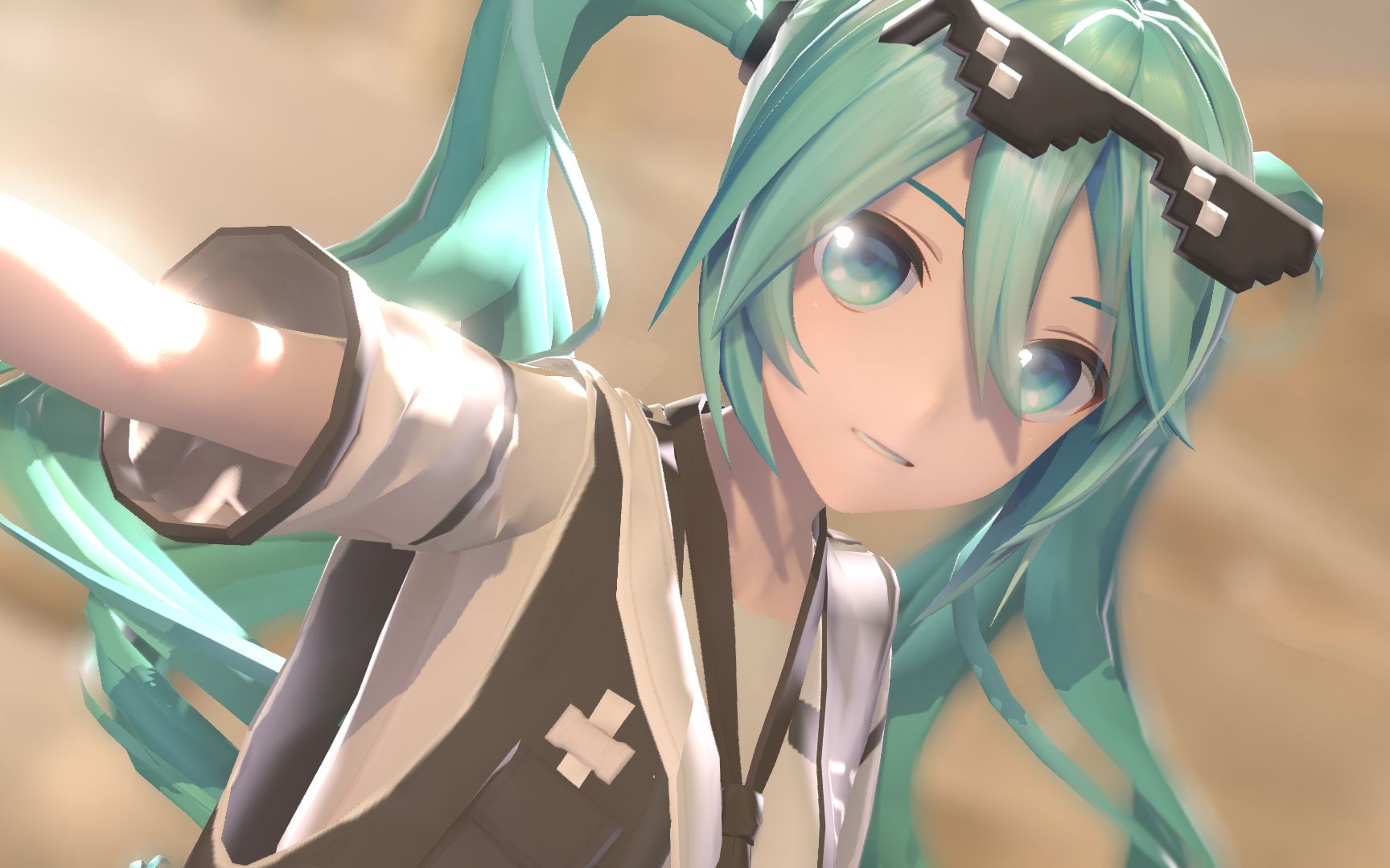 【vocaloid/mmd】砂之惑星【yyb改变式初音miku】