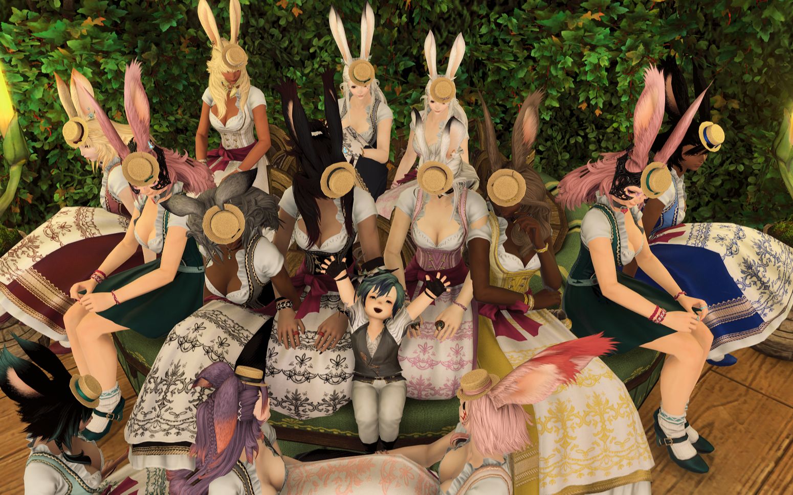 最终幻想14ff14gmv坠光之兔山间少女合集