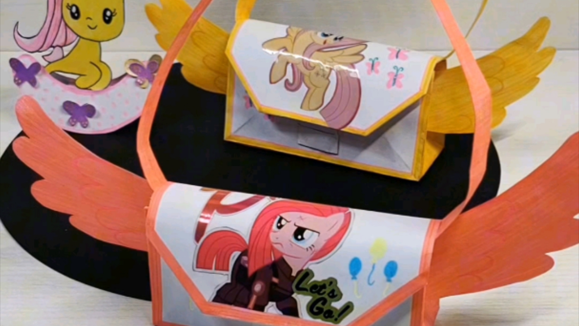 小马宝莉手提包96折纸教程