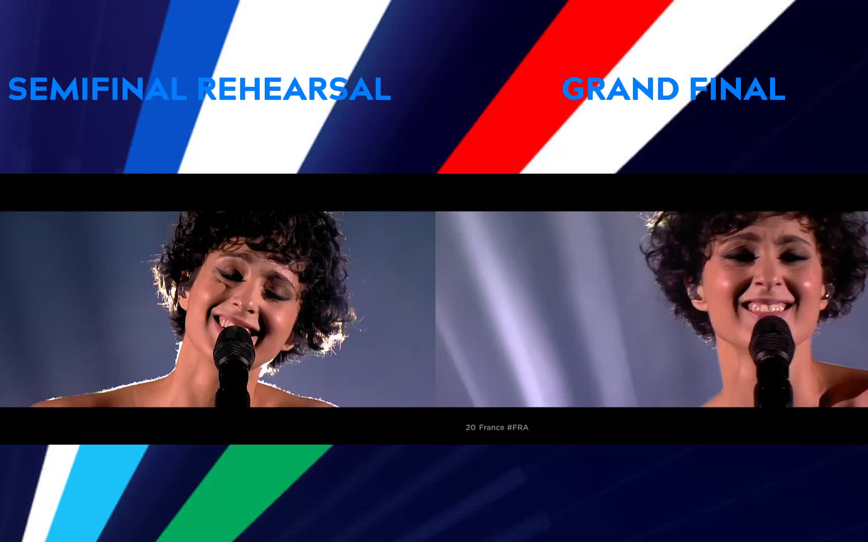 彩排vs决赛 2021欧视热门 法网女单颁奖礼香颂 barbara pravi