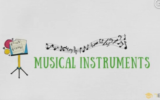 [图]【英语词汇：musical instruments 】