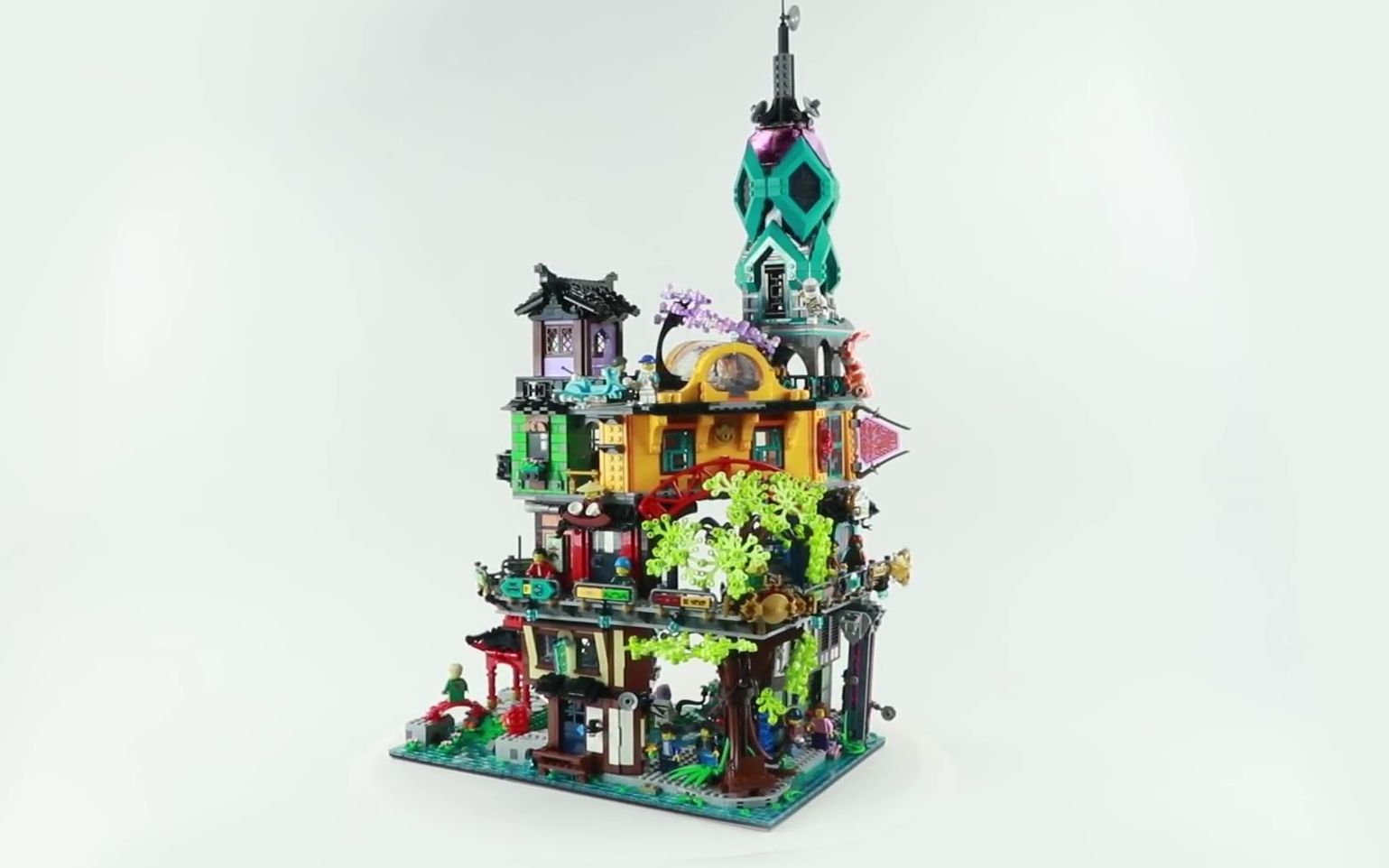 [brick builder] 乐高速拼 71741 忍者城花园 [ninjago]_哔哩哔哩