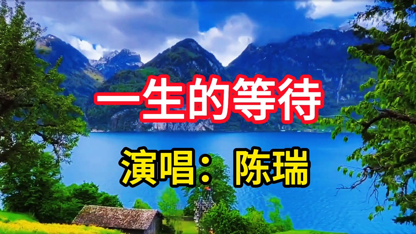 陈瑞演唱《一生的等待》,富有磁性的女中音,唱出了思念的情感哔哩哔哩bilibili