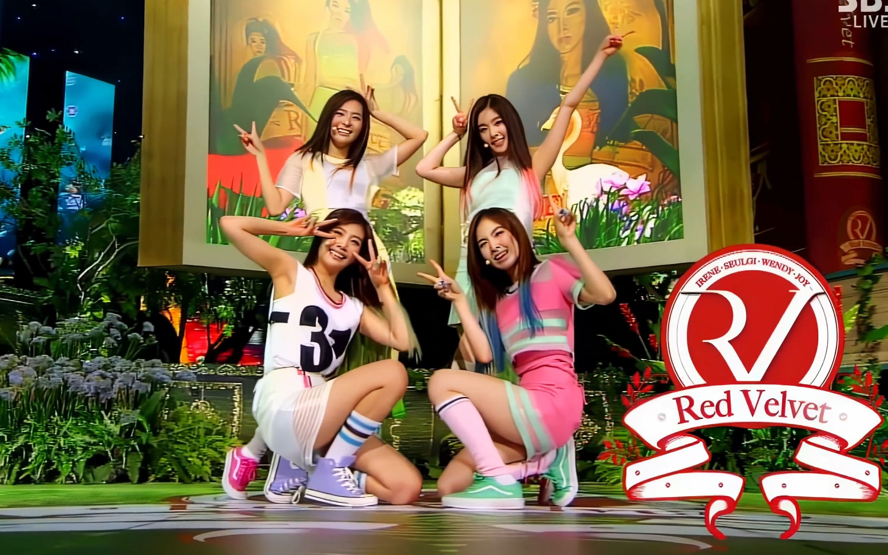 red velvet -happiness 四代女团4k现场中字!