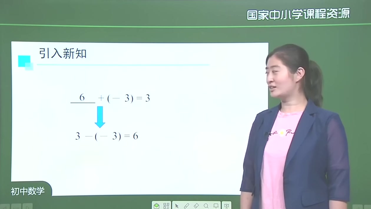 七年级数学上册 初一数学上册 同步视频配知识点习题课件 部编版 新人教版 统编版七年级上册数学 初一上册数学 初中数学七年级上册数学 11 有理数的减法...