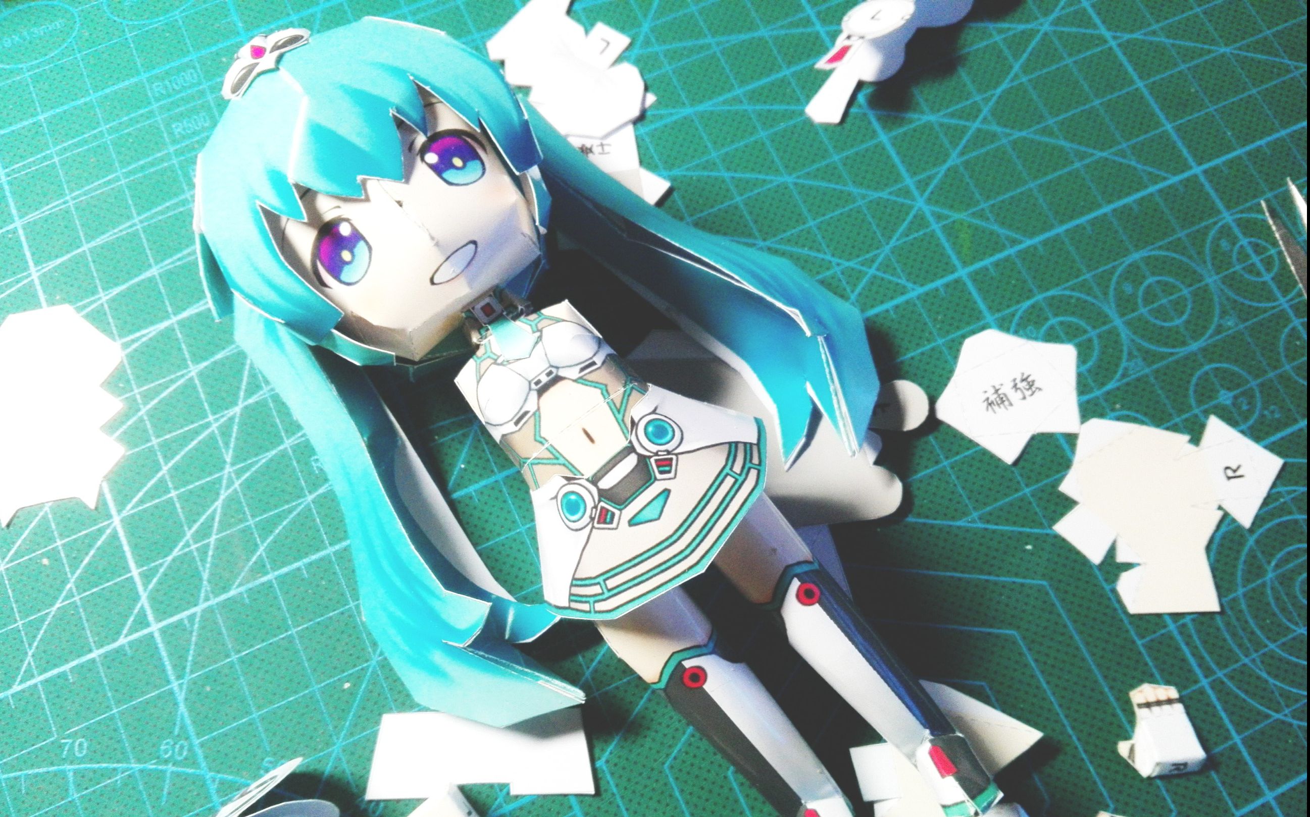 【幻秋】纸模制作——miku