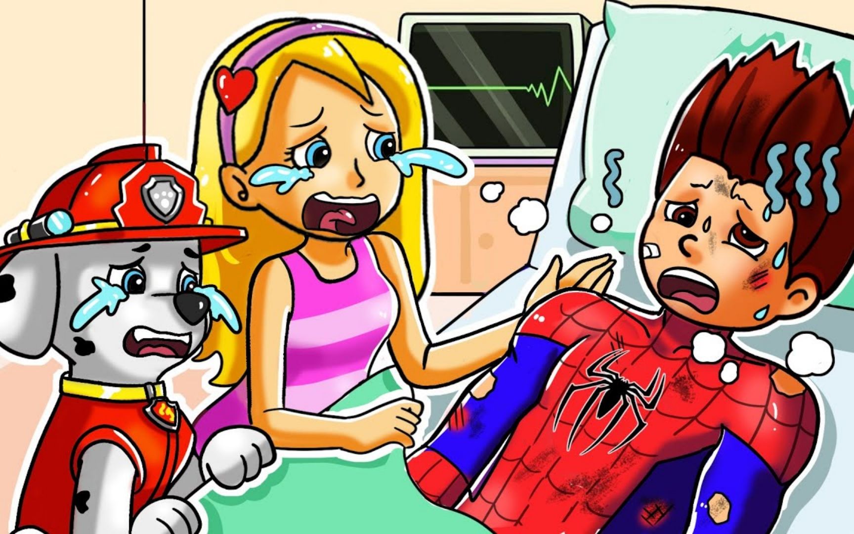 汪汪队动画:莱德执行任务受伤,毛毛和凯丽能照顾好他吗?