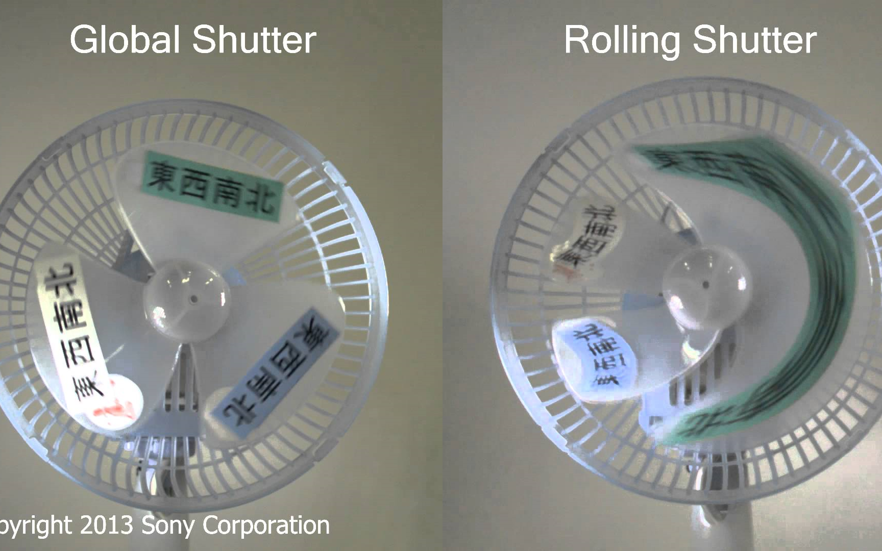 索尼 CMOS 卷帘快门 对比 全局快门 Global Shutter vs. Rolling Shutter哔哩哔哩bilibili