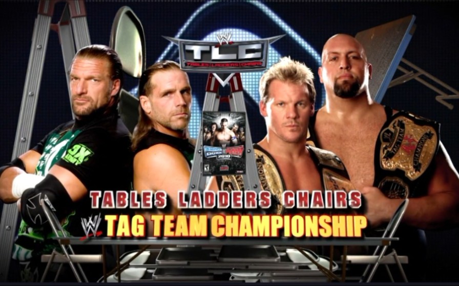 [图]TLC: Tables, Ladders & Chairs 2009.12.13 D-Generation X vs. JeriShow 绝对双打冠军TLC赛