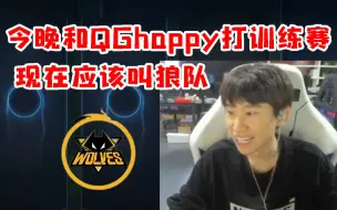 Download Video: Doinb透露和QGhappy打训练赛：不对 现在应该说狼队 上单是不是Fly不能告诉你们啊！