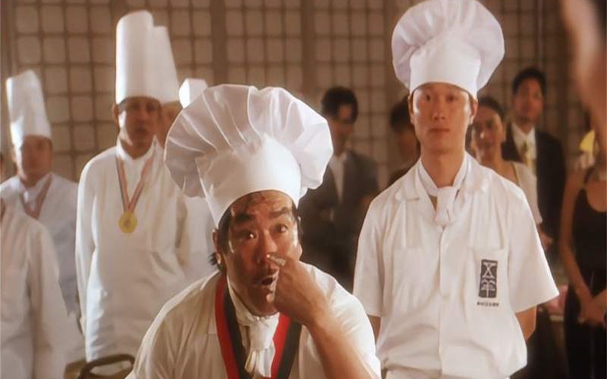 食神:大厨做乾坤烧鹅,不料长得丑,竟被食神判零分