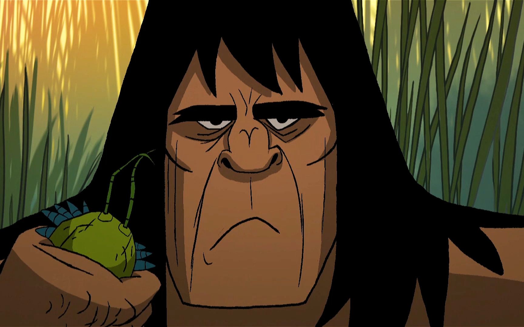 一个可怜的原始人,不仅没得吃,还没得睡,动漫《史前战纪》