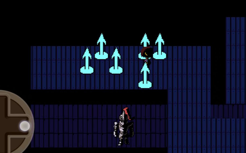 保持你的决心,传说之下瀑布桥路段,被undyne追赶的