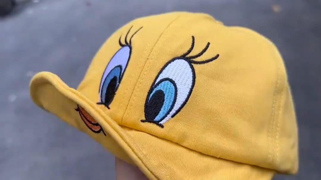 好喜欢我的小黄鸭帽子啊