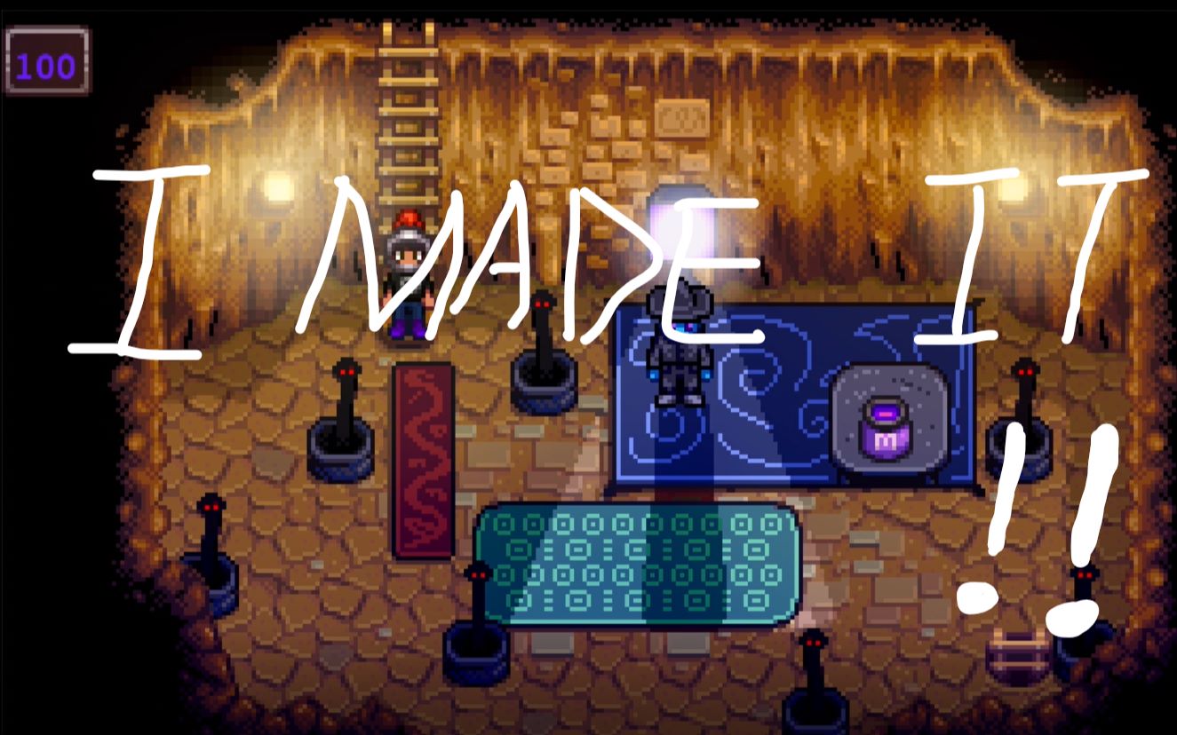 【星露谷物语】骷髅洞100层 i made it !