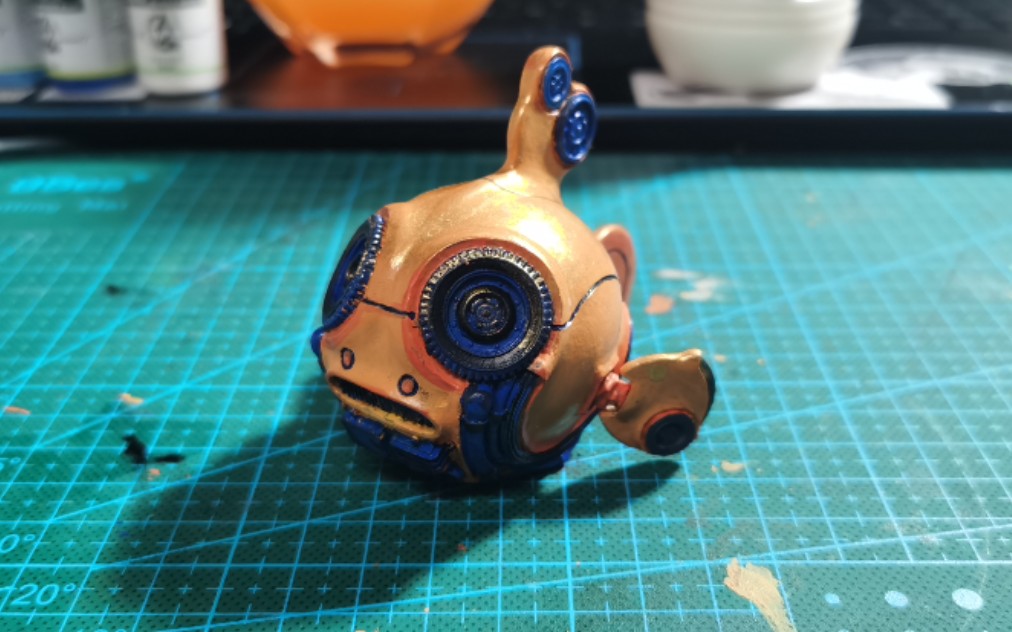 gk白膜涂装日本艺术家作品蒸汽朋克团子鱼可可爱爱