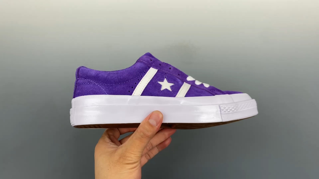 converse one star bars suede 帝王紫一星系列 紫色日产限定