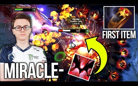 【DOTA2】Miracle 魂戒或许是影魔的最佳搭配?28杀 带赢队友 接近4w经济 金箍棒圣剑的影魔哔哩哔哩bilibili