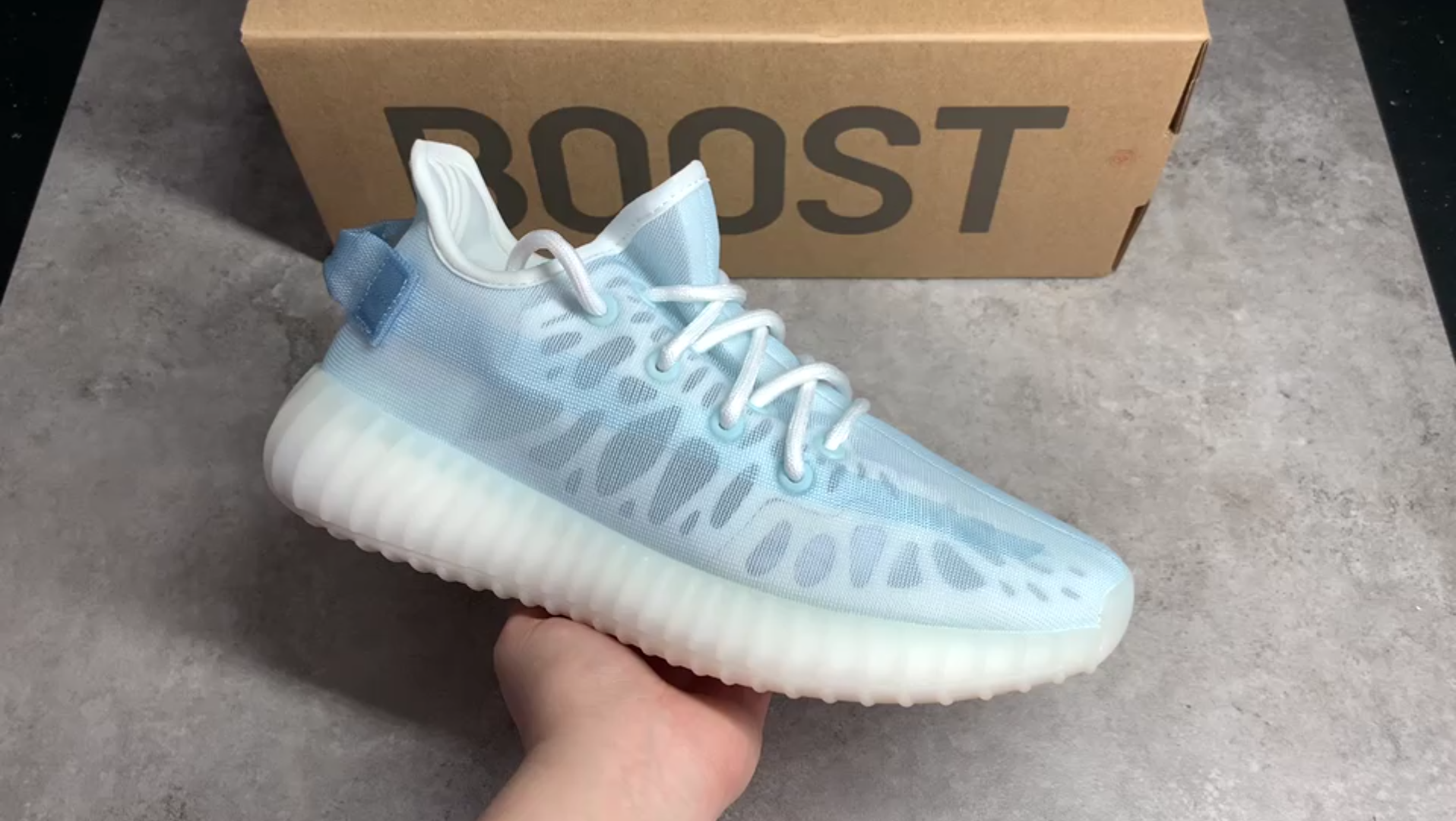 yeezy boost 350 v2 "mono ice" 全透冰蓝 gw2869(36-46)@nike668669