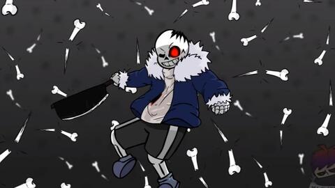 HorrorTale ract to killer sans fight_哔哩哔哩_bilibili