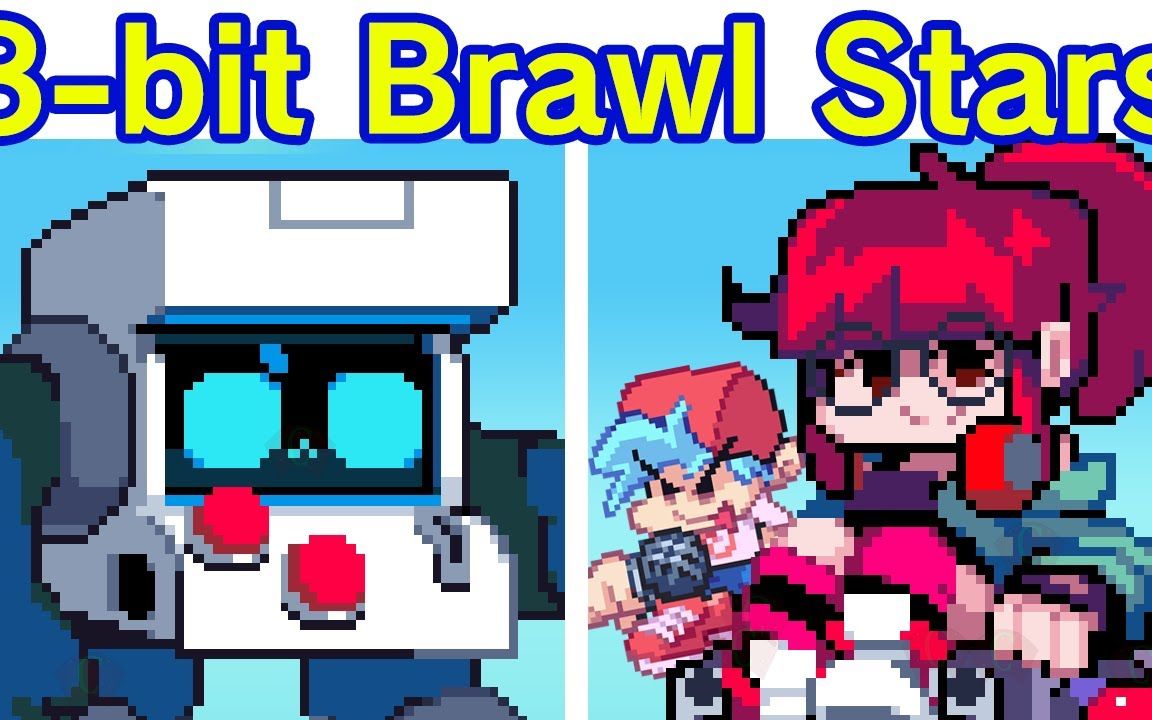 [图]Friday Night Funkin' VS 8-bit from Brawl Stars Week | Mad Virus Attack DEMO