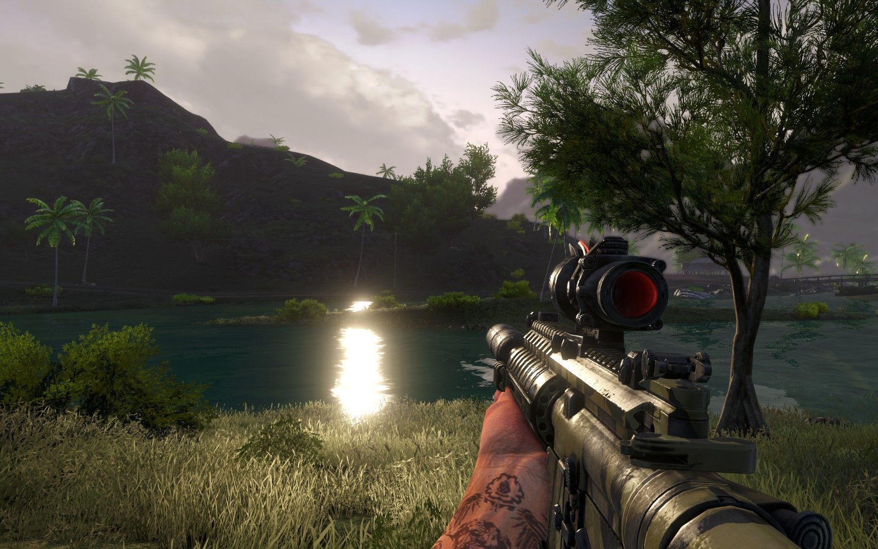 【4k/孤岛惊魂3】无hud 沉浸式 近战解放哨站