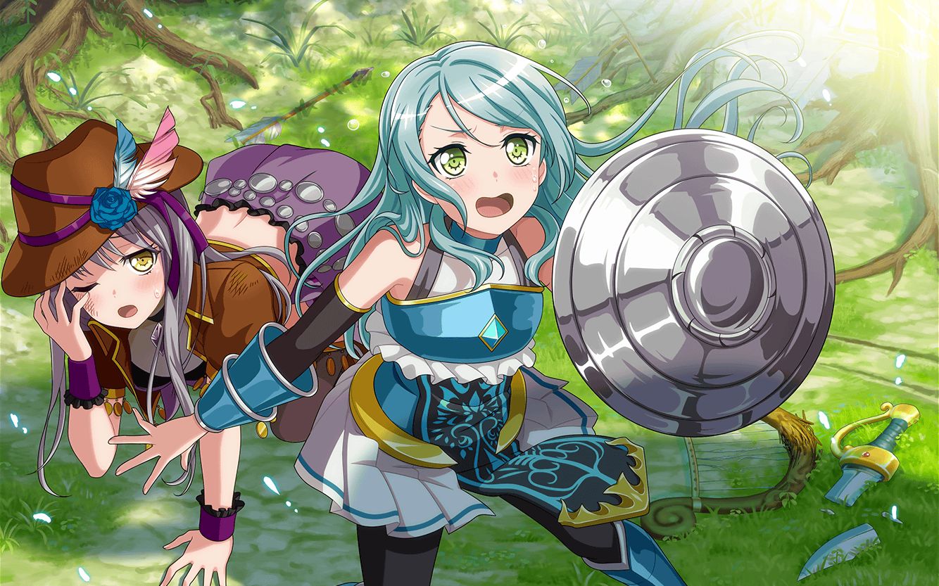 冰川纱夜和冰川镜华因为网络游戏而对线