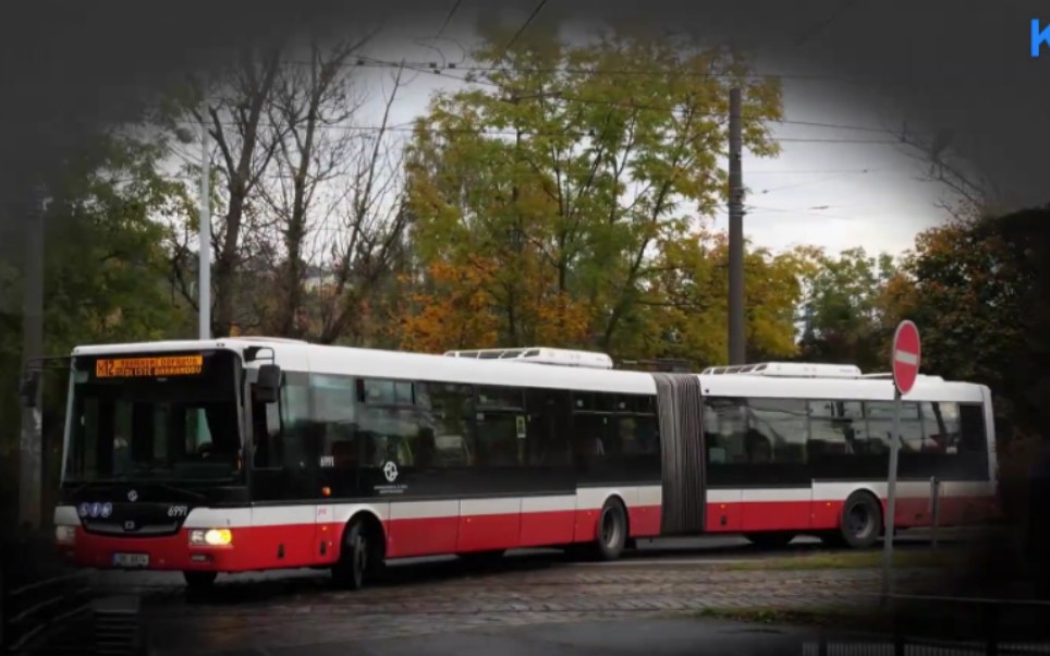 搬运~捷克布拉格的sor nb18公交车~公交车公共汽车公共交通巴士bus