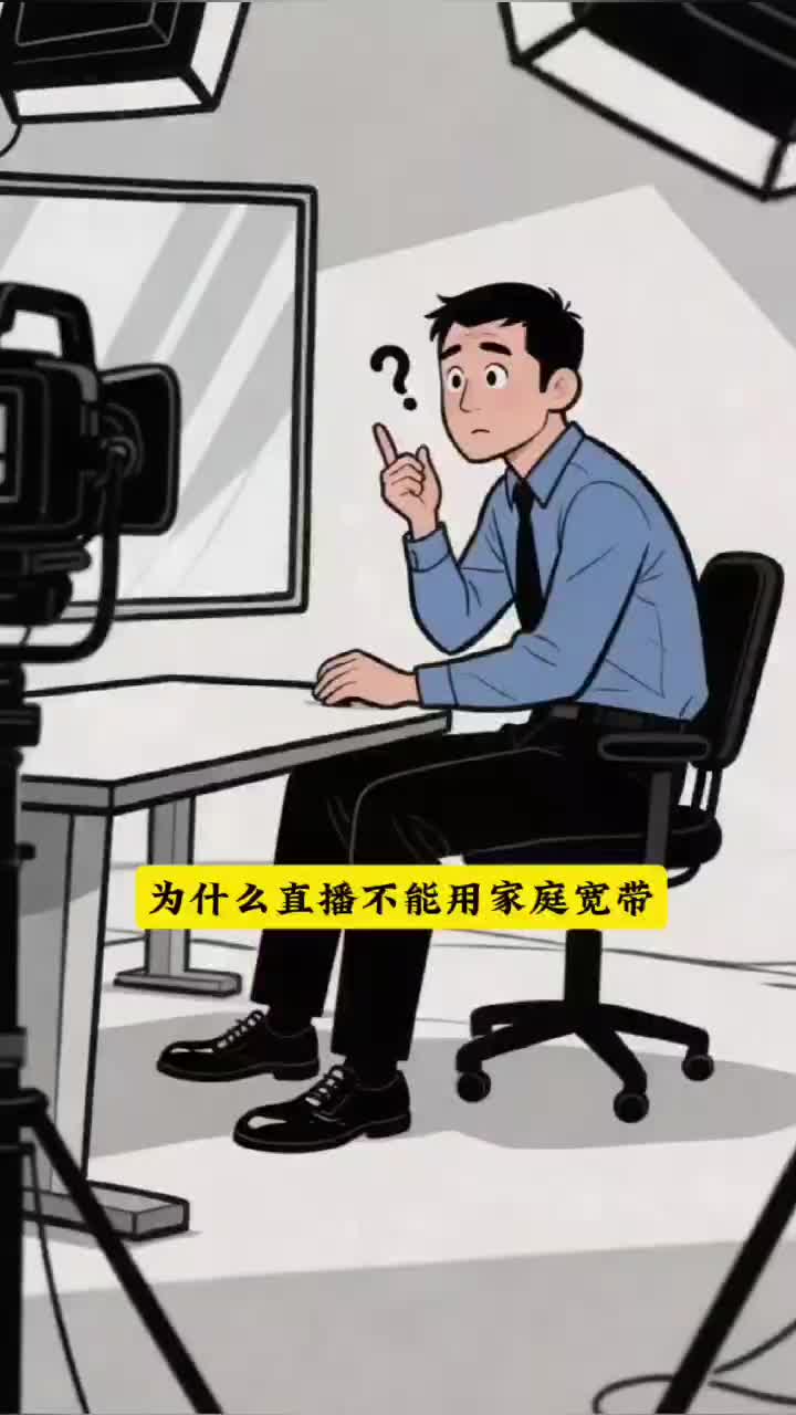 为什么说直播不能用家庭宽带