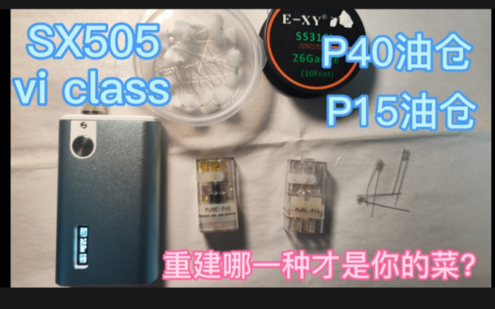 [图]SX505 vi class，P40同P15重建分享，哪一种才是你的菜？