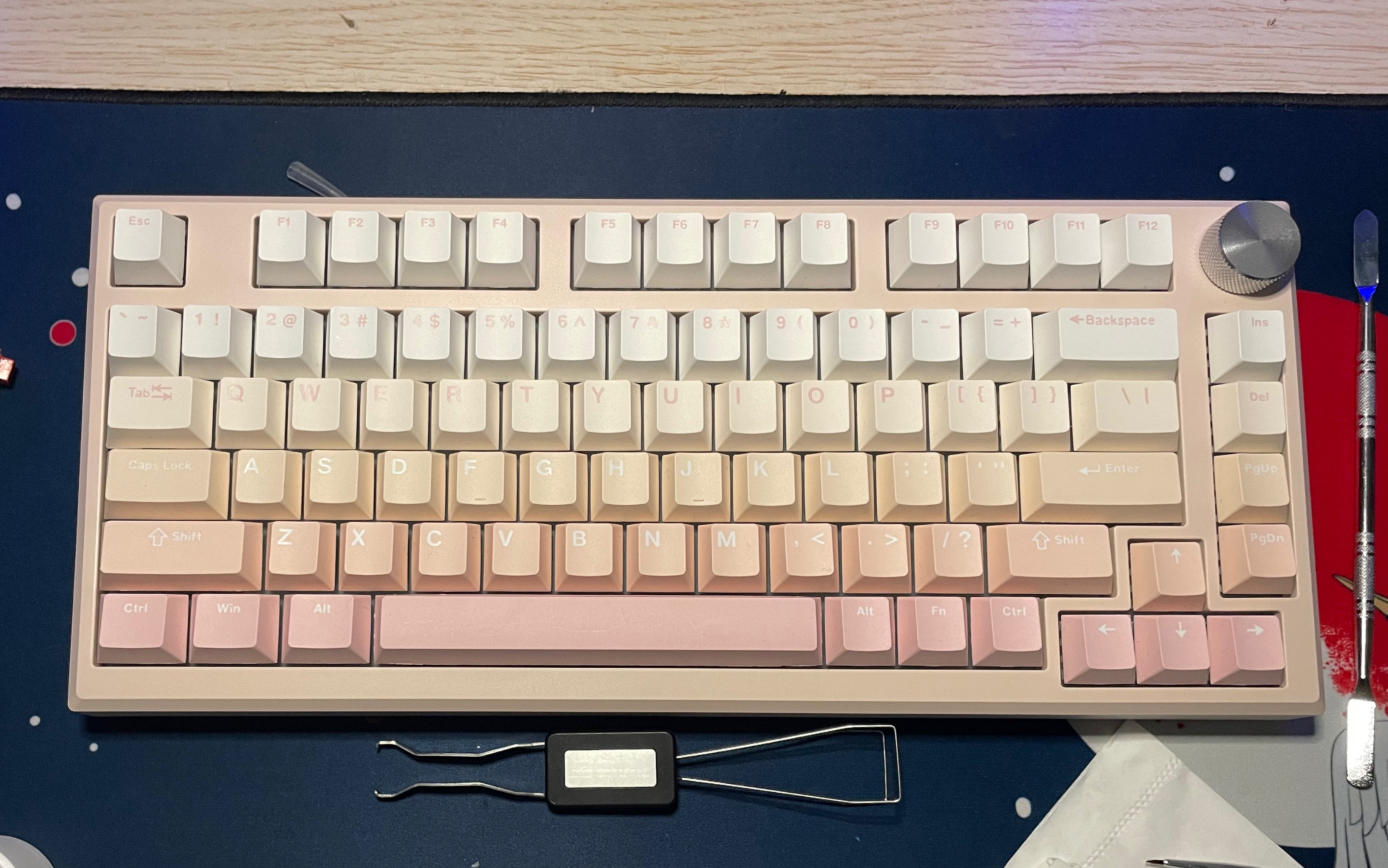 腹灵新品mk750打字音分享