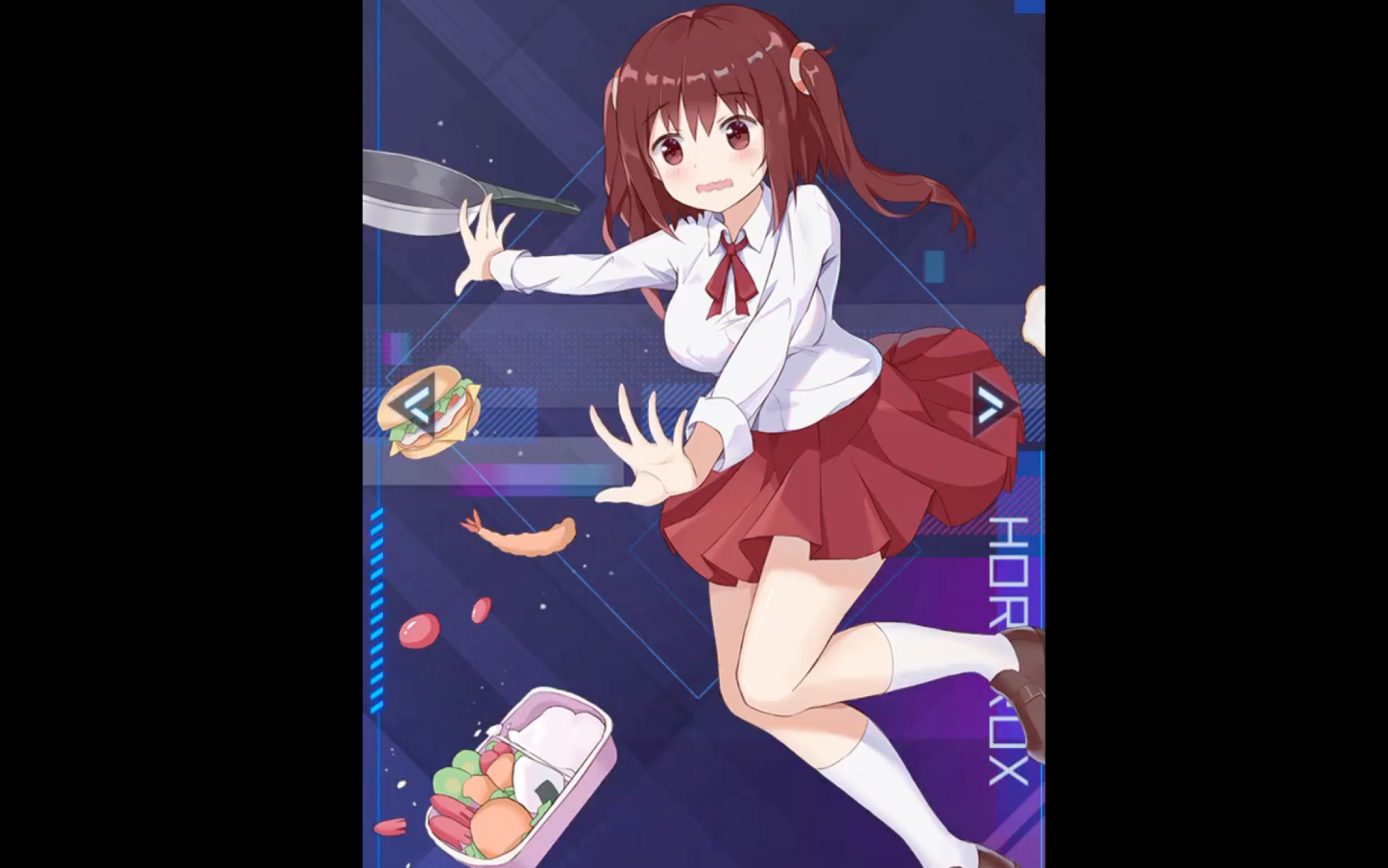 小埋r联动角色海老名菜菜"美味天国"看板娘展示_哔哩哔哩_bilibili