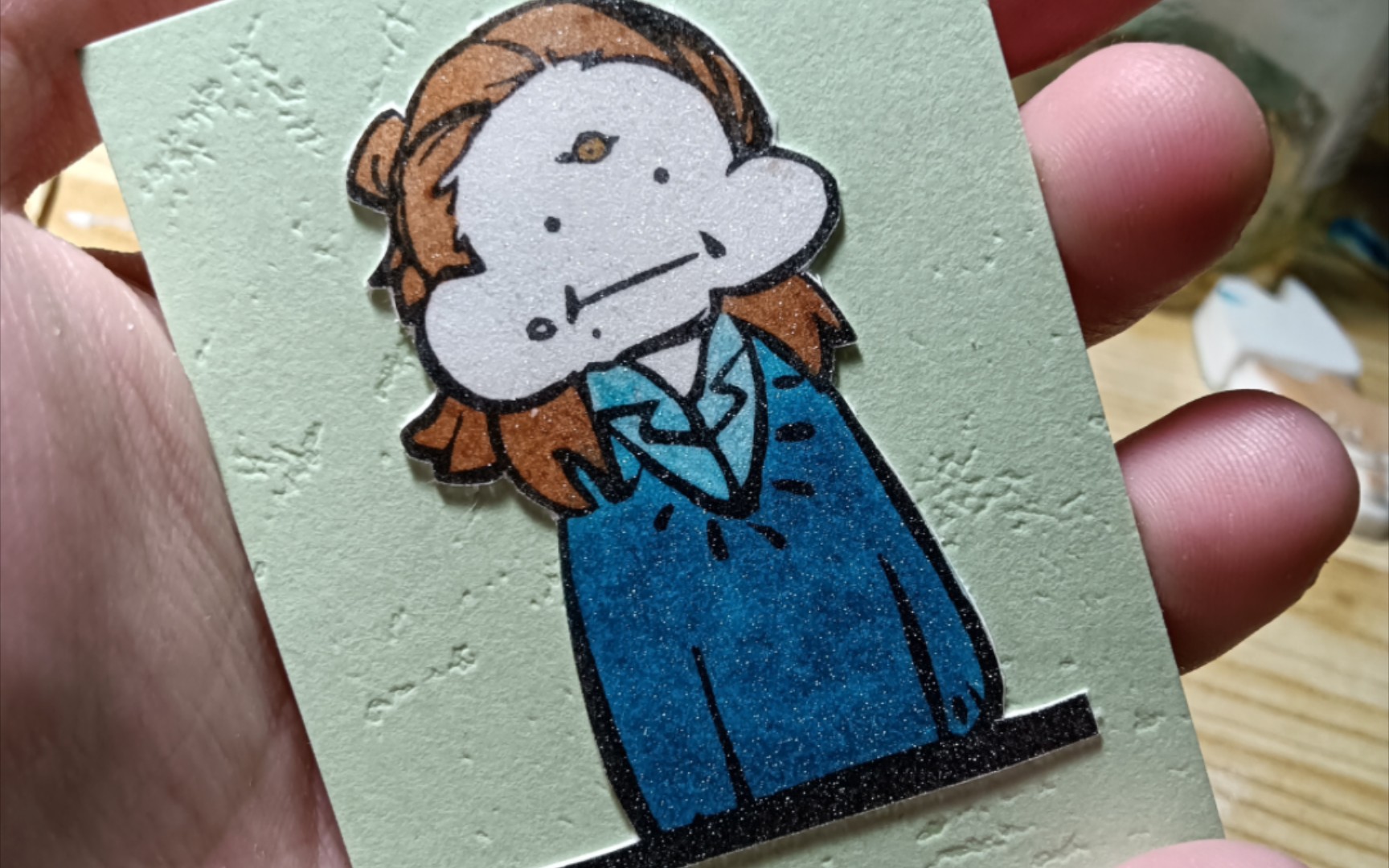 【橡皮章】套色鼠鼠戬