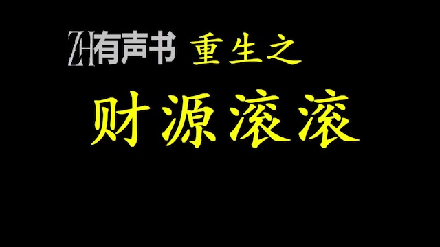 [图]重生之财源滚滚_上辈子遗憾太多，这辈子且让他一一弥补。看小人物重回2004，亲情爱情双丰收，发家致富两不误_ZH有声书：_合集