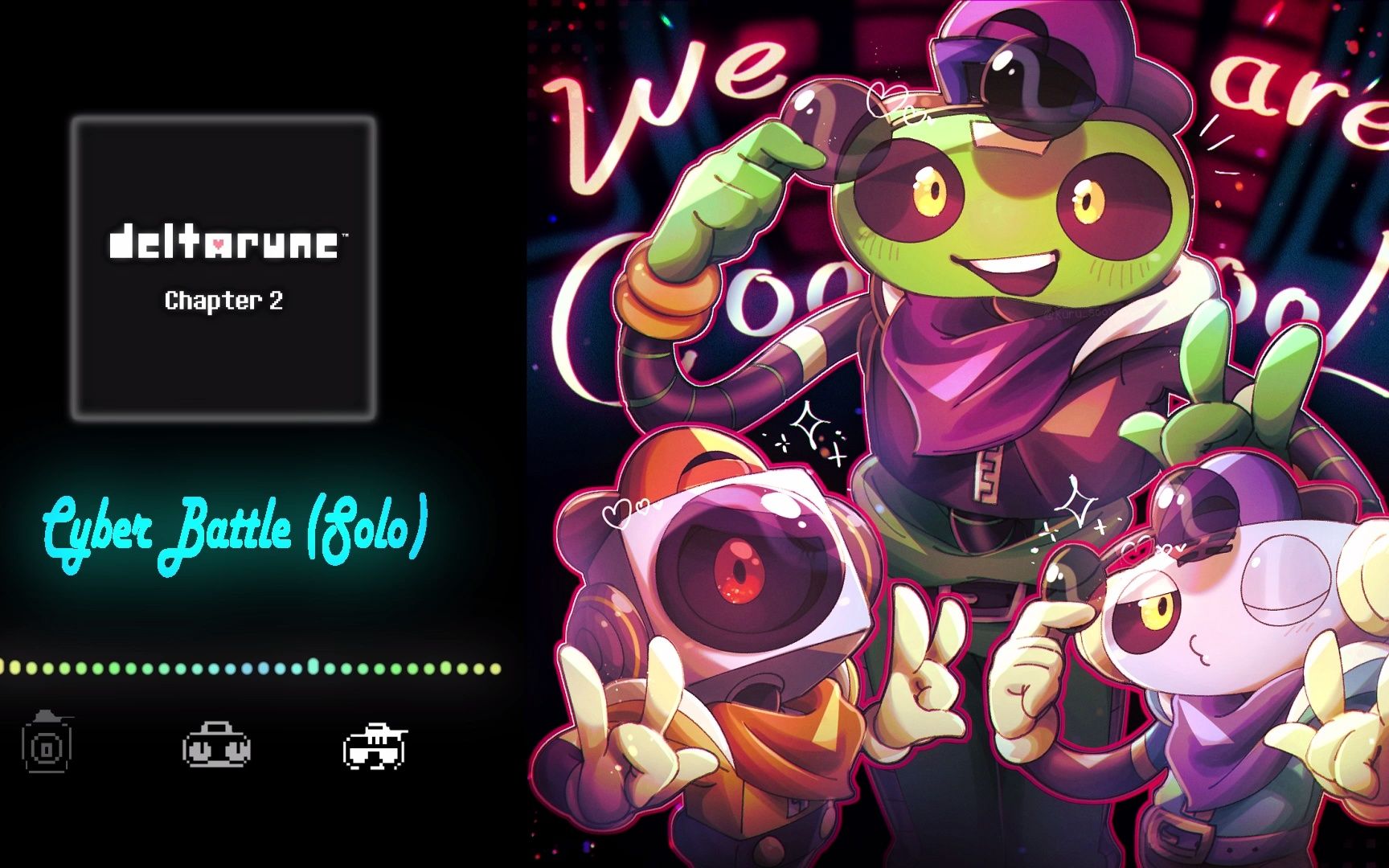 【deltarunechapter2/音乐】cyber battle(solo)