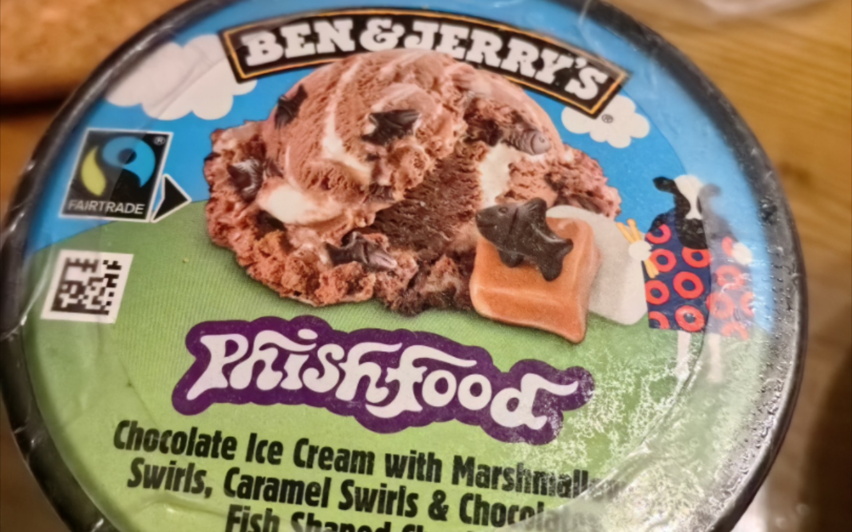 【本杰瑞ben jerry冰淇淋】棉花糖鱼趣新口味95好好吃979797